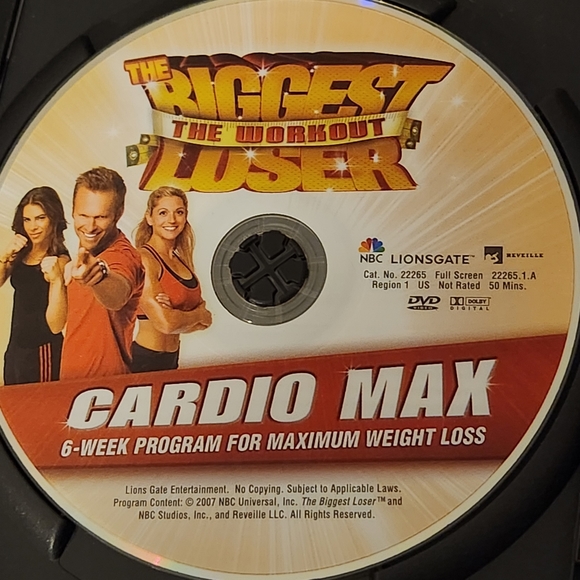 The Biggest Loser The Workout Cardio Max DVD - Picture 4 of 4
